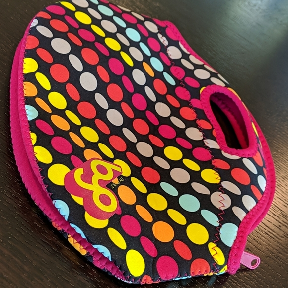 BYO by BUILT Rambler Neoprene Polka Dot  Lunch Bag - Picture 5 of 6